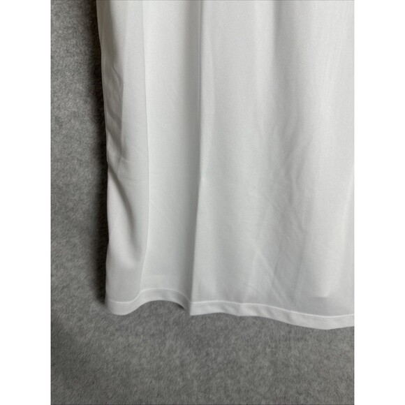 Nike Dri-Fit Victory Men's Blade Collar Golf Polo White Size X-Large Swoosh Logo - Picture 6 of 8